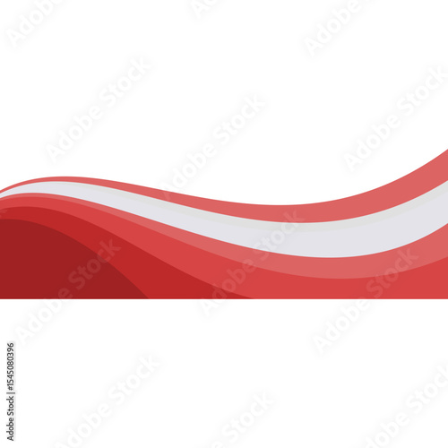 Indonesia Flag Footer