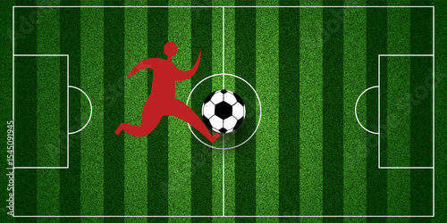 Green grass seamless texture on striped sport field. Astro turf pattern. Carpet or lawn top view. Vector background. soccer, football or golf game. Fake plastic or fresh ground for game play