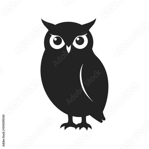 Profile View Owl Night Bird Silhouette
