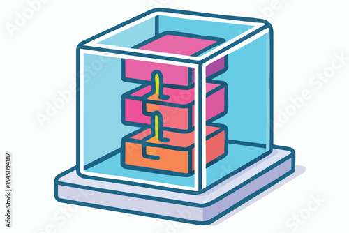illustration of a cube