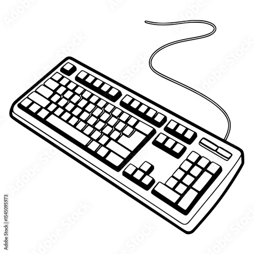computer keyboard and mouse