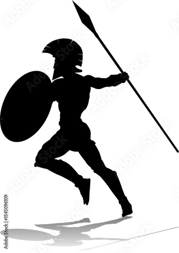 Spartan Silhouette Gladiato...