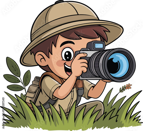 Young Photographer in Adventure