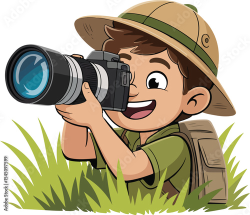 Young Wildlife Photographer kid