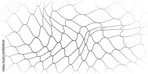 Curved net pattern. Seamless design for sportswear or equipment like soccer goals, volleyball nets, basketball hoops, hockey nets, and athletic gear.