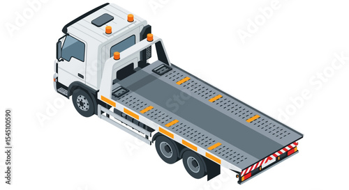 Flatbed Tow Truck Reliable Transportation for Disabled Vehicles