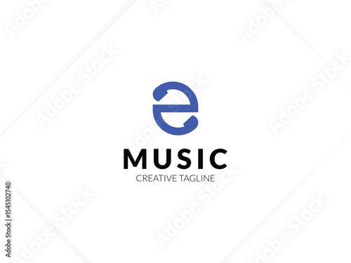 Letter Z headphone music logo for your brand
