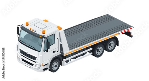 Flatbed Tow Truck Heavy Duty Towing and Recovery Services