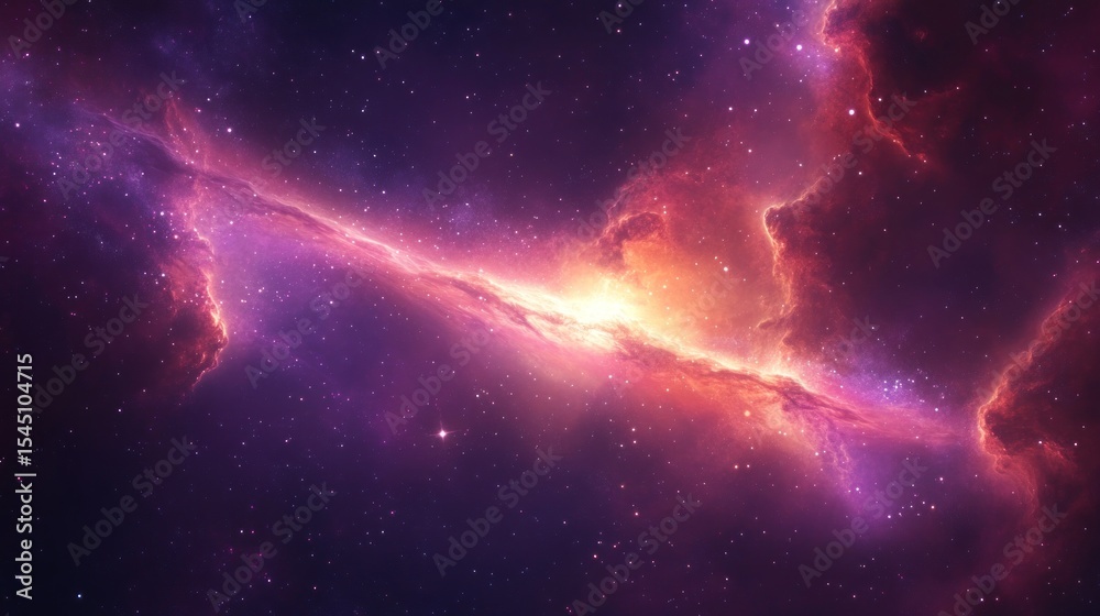 Fototapeta premium Cosmic Wonders An Exploration of the Universe's Radiant Beauty