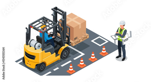 Warehouse Forklift Operation Safety Procedures and Efficiency