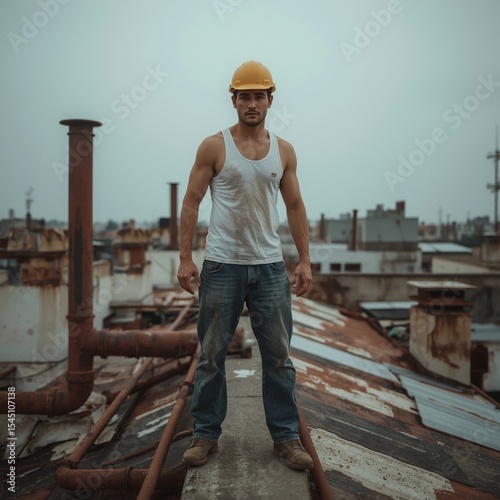 construction worker on construction site