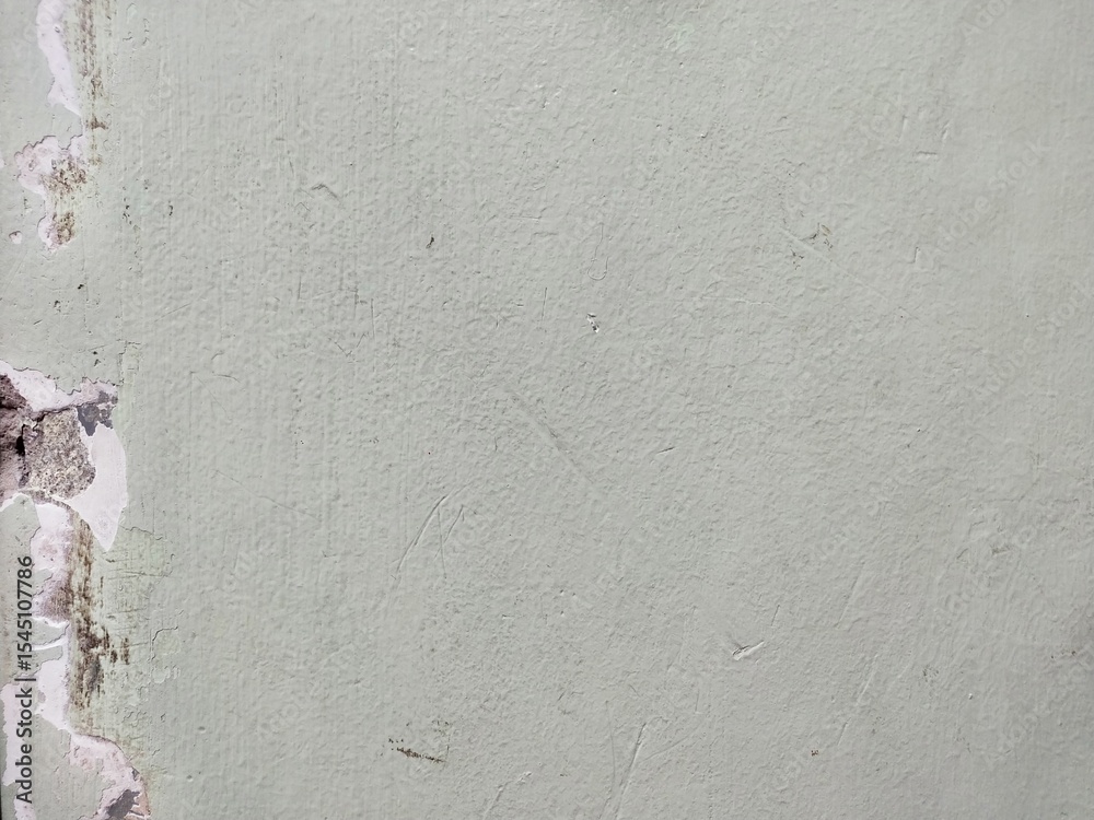 Fototapeta premium Cracked Peeling Cement Wall with Mold Stains Texture