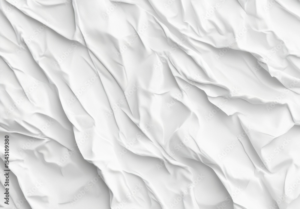 Obraz premium white crumpled paper