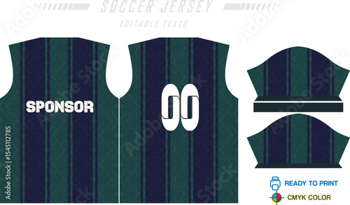 Soccer jersey pattern design background for soccer kit, football kit, bicycle, e-sport, basketball, t-shirt mockup template. Fabric pattern. Abstract background. Vector Illustration. 