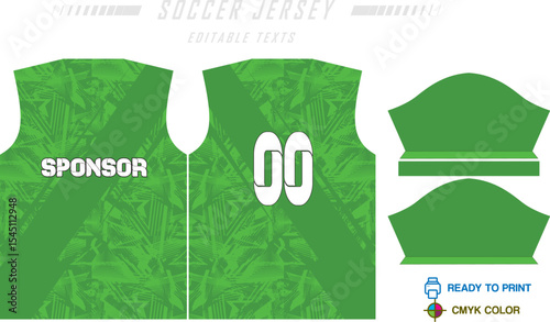 Soccer jersey pattern design background for soccer kit, football kit, bicycle, e-sport, basketball, t-shirt mockup template. Fabric pattern. Abstract background. Vector Illustration. 