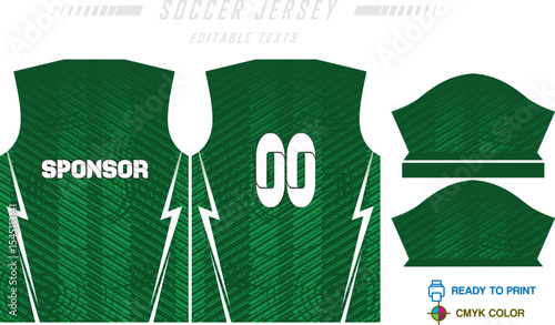 Soccer jersey pattern design background for soccer kit, football kit, bicycle, e-sport, basketball, t-shirt mockup template. Fabric pattern. Abstract background. Vector Illustration. 