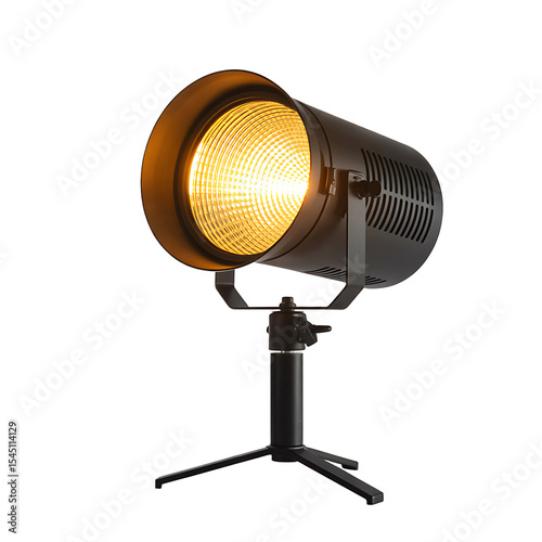 PSD studio flash light isolated