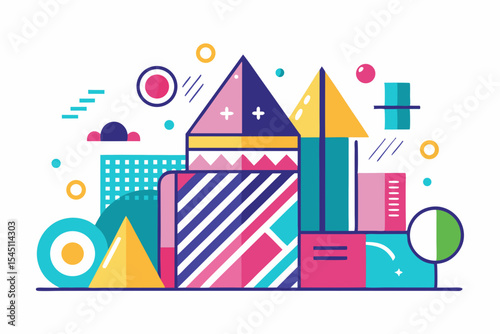  Ideal for creative projects needing a fun, energetic 80s/90s aesthetic.