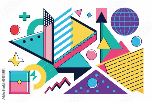  Ideal for creative projects needing a fun, energetic 80s/90s aesthetic.