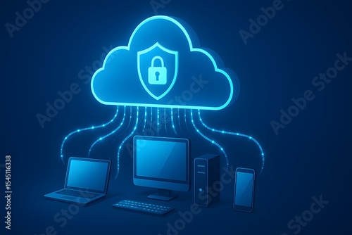 Secure Cloud Storage Concept with Computer and Smartphone Devices