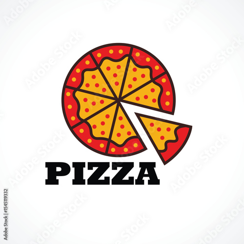 pizza logo design restaurant food