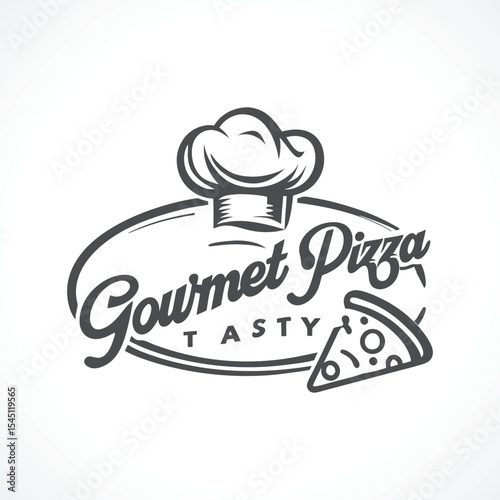 pizza logo design restaurant food