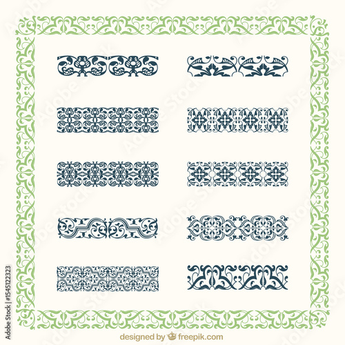 set of decorative elements for design