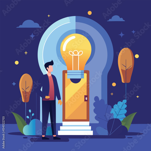 businessman with idea