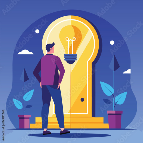 businessman with idea