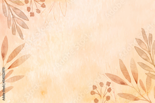 Hand painted watercolor Pastel sky background, Floral seamless pattern. Vector. Seamless texture with flowers. Endless floral pattern. Abstract Elegance Seamless pattern with floral background.
