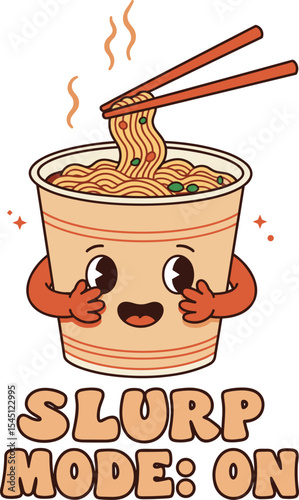 T-Shirt Y2k Illustration - Instant Noodle Lover