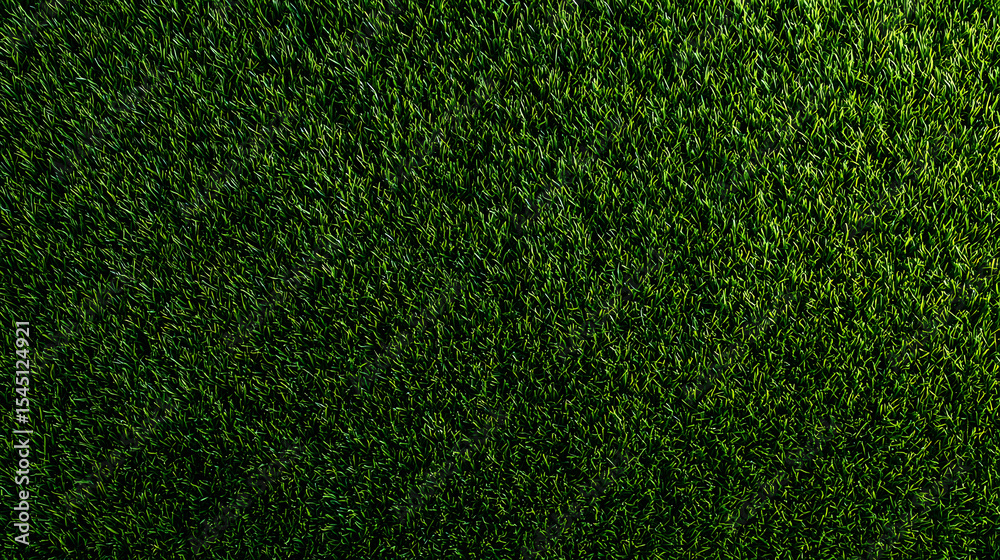 Fototapeta premium Aerial View Dark Green Grass Texture Background image 1