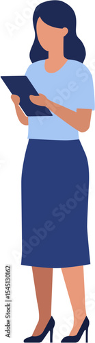 Business Woman in Uniform