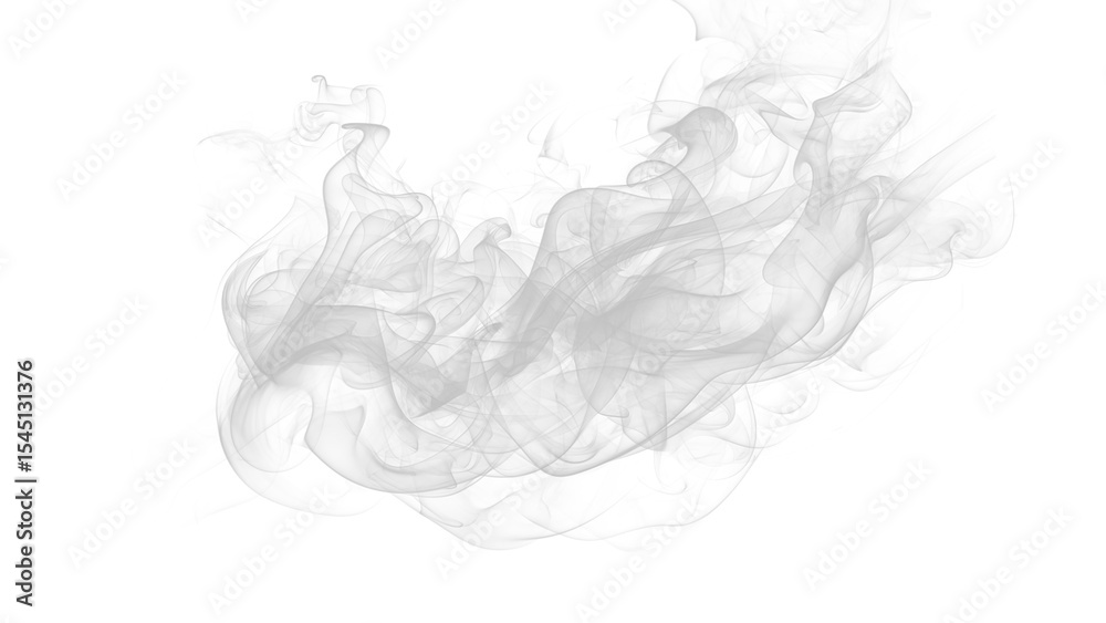 Fototapeta premium High-Resolution Blue Smoke Puff Effect PNG for Fantasy and Magical Atmosphere Creation