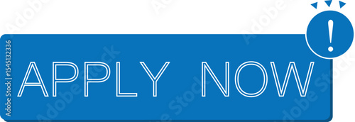 vector image of the apply now button