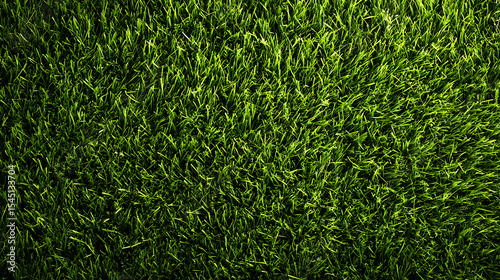 Lush Green Grass Texture Aerial View Background image