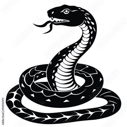 vector illustration of a snake