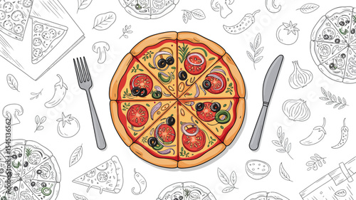 Delicious Pizza A Savory Slice of Italian Cuisine