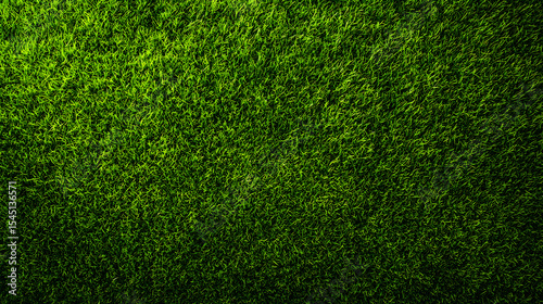 Fototapeta Naklejka Na Ścianę i Meble -  Lush Green Grass Texture Dark Green Background image