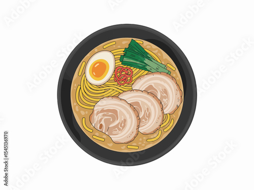 Delicious Ramen Noodles A Savory Bowl of Japanese Comfort Food
