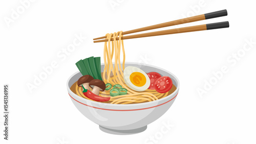 Delicious Ramen Noodles A Bowl of Comfort Food