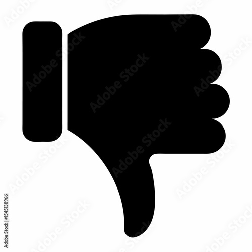 hand with thumb down