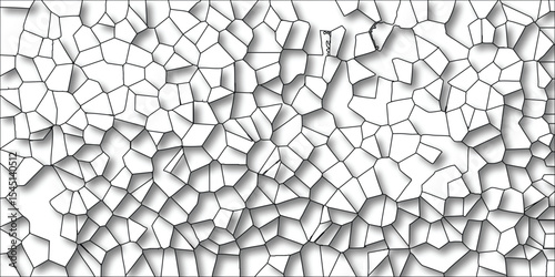 Abstract cellular patterned background with shaded polygonal shapes and geometric elements for graphic design and visual projects