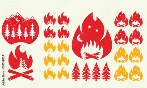 Fire Icons - Classic Line Series