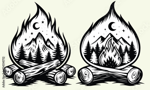 Fire Icons - Classic Line Series