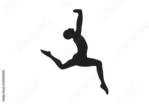 Slim sportive young woman & man doing yoga & fitness exercises. Healthy lifestyle. Exercise and fitness icons. Gym and Workout Set. Person Yoga exercises poses. Lunges, Pushups, Squats, Dumbbell rows,