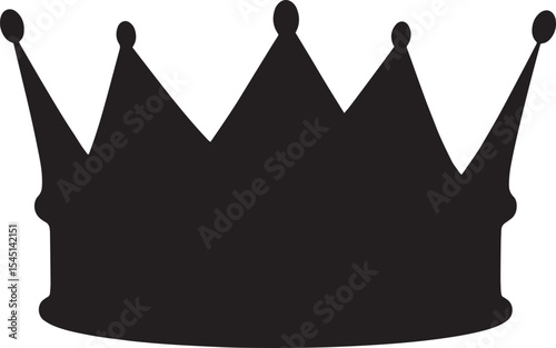Elegant crown vector design for royal branding