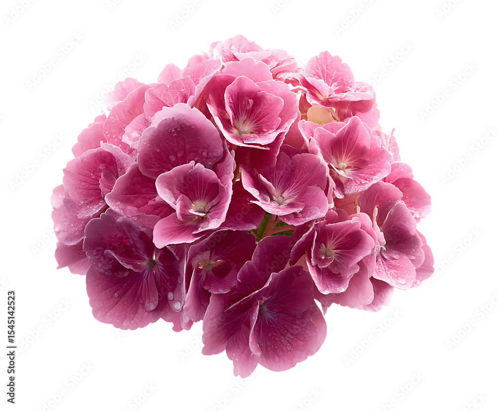 Fototapeta premium Decorative Hydrangea blooms in pastel perfection