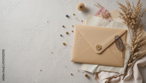envelope with a letter