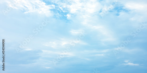 White cloud blue, beautiful nature, bright light, sunny, fresh weather, soft clouds effect on the background, Southern California air panorama 